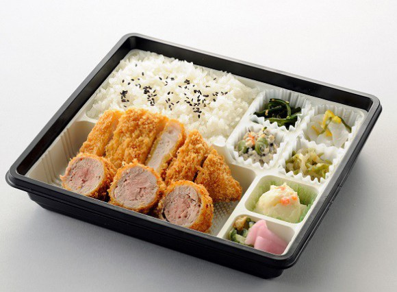 ヘレとロースの合い盛り弁当